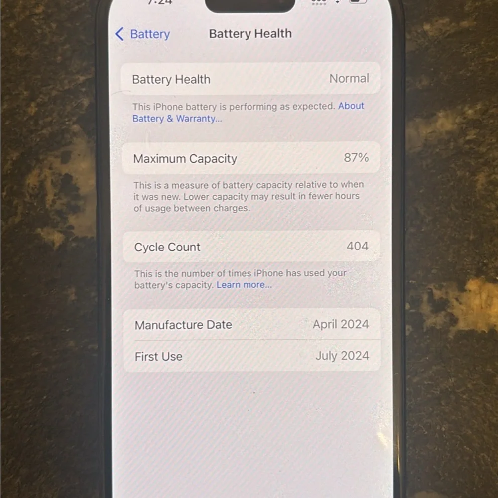 Apple IPhone 15 128 GB black unlocked